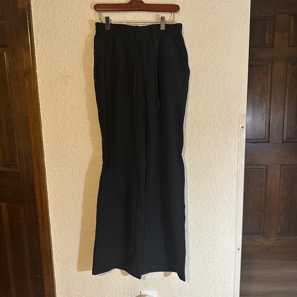 Buffbunny Snap Side Pant Onyx Black Small Highrise Flare Track Pants - Picture 12 of 13